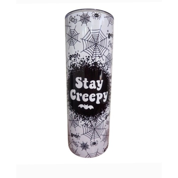 Other - Tumbler Halloween Stay Creepy Hot Cold Cup 20 Oz NEW